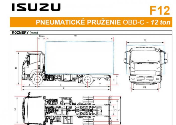 Isuzu F12 Pneumatické pruženie